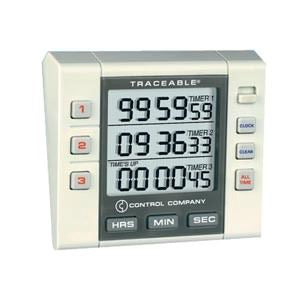 Traceable 3-Channel Alarm Timer