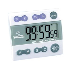 Traceable Big Digit 4-Channel Timer