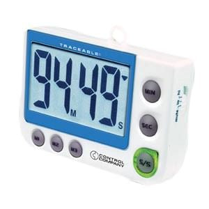 Traceable Flashing LED Alert Big-Digit Alarm Timer