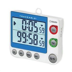 Traceable Flashing LED Alert Big-Digit Dual Channe