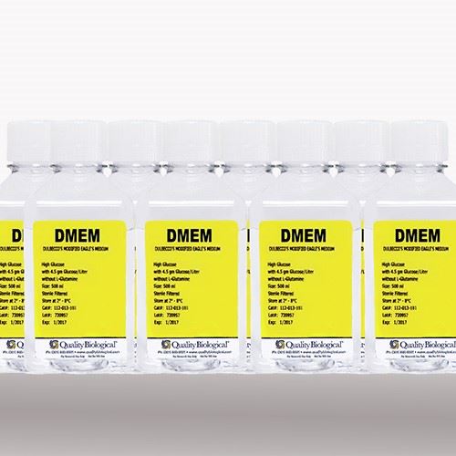 DMEM w/o Phenol Red, w/o L-glutamine 10x500ml