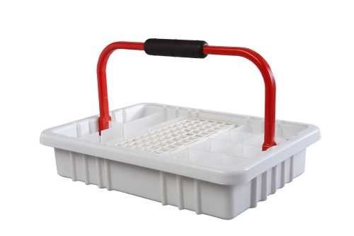 Droplet™ Blood Collection Tray, White, 16mm rack,