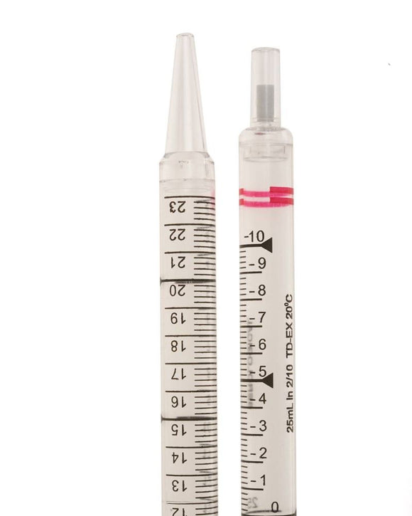 Serological Pipet, 25mL, Red, Polystyrene, Standar