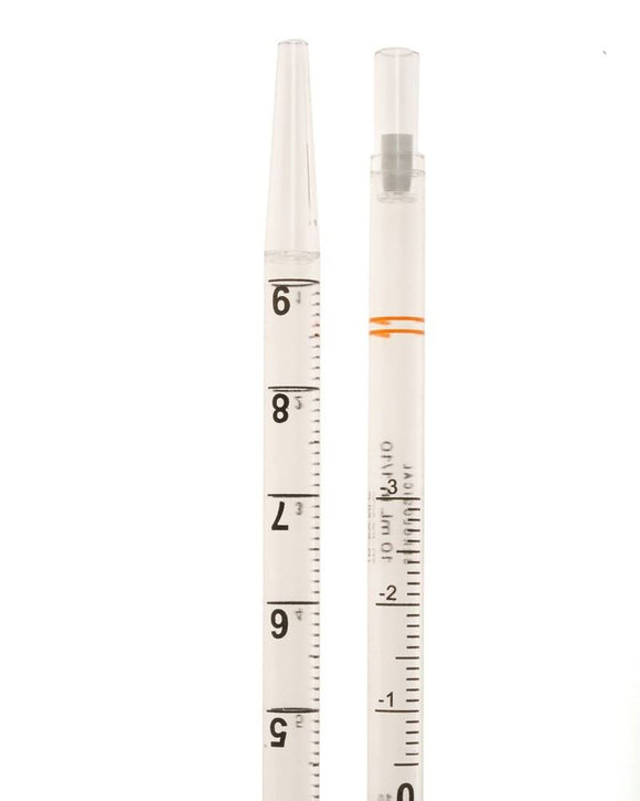 Serological Pipet, 10mL, Orange, Polystyrene, Stan