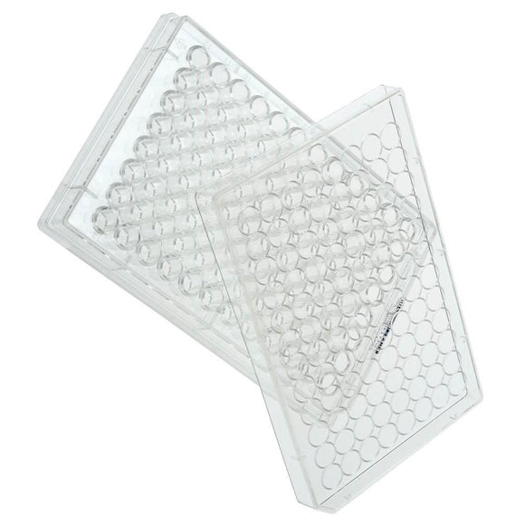 Multiple Well Plate with Lid, 96-well, Clear, Poly