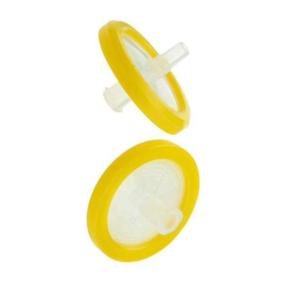 Syringe Filter, 30mm dia., Yellow, MCE Membrane, 0