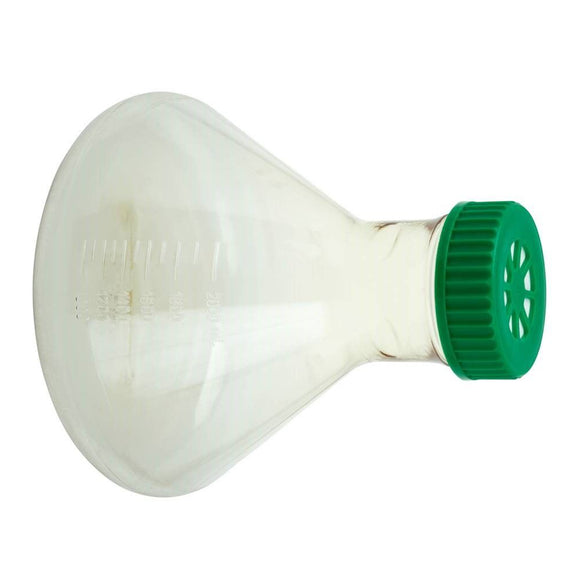 2L Fernbach Flask, Vent Cap, Plain Bottom, Sterile