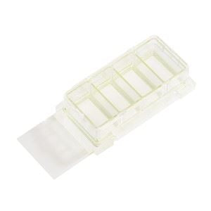 Cell Culture Slide, 4 Chamber, 3 x 1 in. Slide Siz