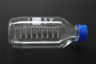 1x1L bottle with cap and PTFE insert,