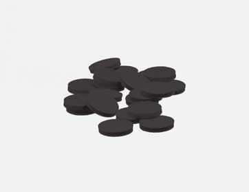 SEPTA,BLK RUBBER,20MMBlack Rubber Septa Case Qty 1