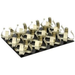 Platform with spring clamps for 12 x 100-150ml fla