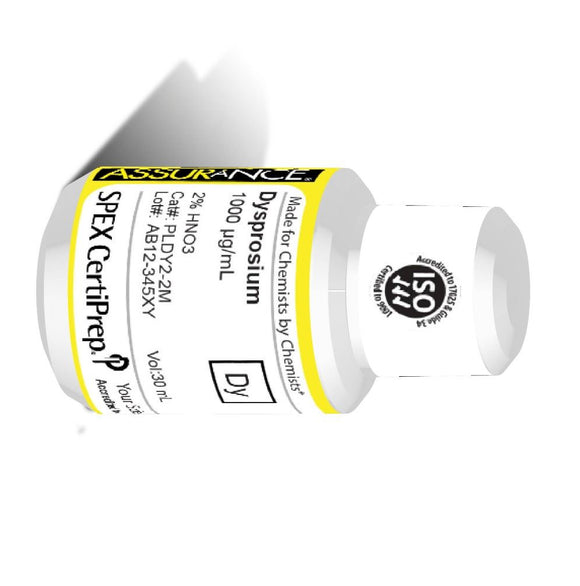 Dysprosium, 1,000 ug/mL, for AA and ICP, 30 mL  (A