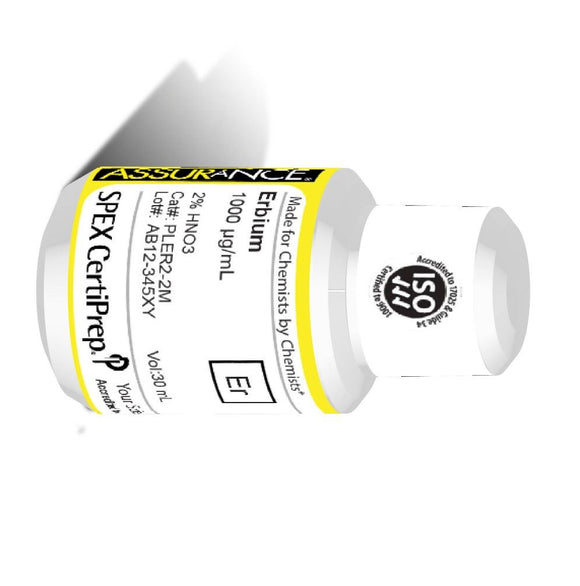 Erbium, 1,000 ug/mL, for AA and ICP, 30 mL  (Addit