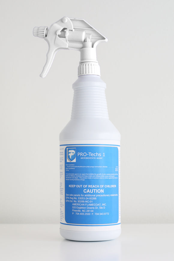 PRO-Techs (Biostatic Antimicrobial Protective Agent)one case of 12 bottles 32 oz.