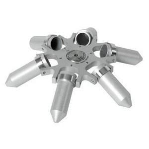 Rotor with open plastic adaptors for 6 x 50ml tube
