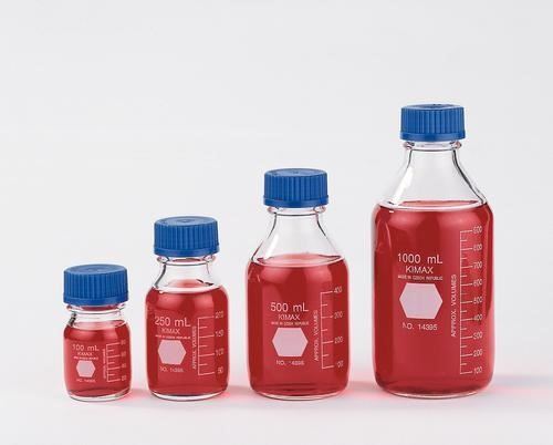 BOTTLE,GL45,BLU PP CAP,500MLGL 45 Media Bottles Ca